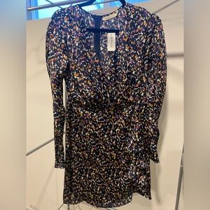 Retro & Icone floral, satin cocktail dress